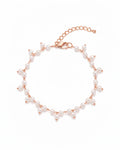 Luminous Pearl Cascade Bracelet – 925 Sterling Silver