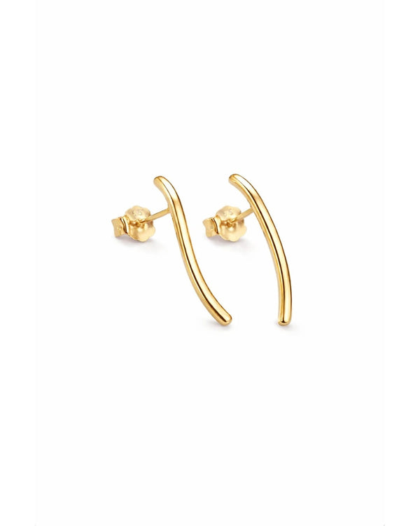 Graceful Tulip Bloom Stud Earrings – 925 Sterling Silver