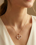 Eternal Love "MOM" Heart Necklace – 925 Sterling Silver