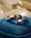 Everlasting Embrace Hug Ring – 925 Sterling Silver