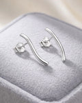Graceful Tulip Bloom Stud Earrings – 925 Sterling Silver