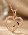 Eternal Love "MOM" Heart Necklace – 925 Sterling Silver