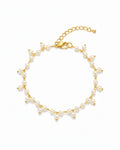 Luminous Pearl Cascade Bracelet – 925 Sterling Silver