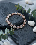 Golden Blossom Vine Bracelet – 925 Sterling Silver