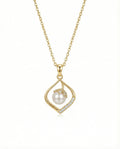 Radiant Teardrop Pearl & Bud Necklace – 925 Sterling Silver