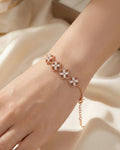 Golden Meadow Quatrefoil Bracelet – 925 Sterling Silver
