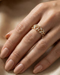 Silver Meadow Vine Ring – 925 Sterling Silver