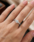 Starlight Solitaire Classic Ring – 925 Sterling Silver