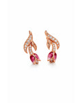 Sleek Serpentine Arc Stud Earrings – 925 Sterling Silver