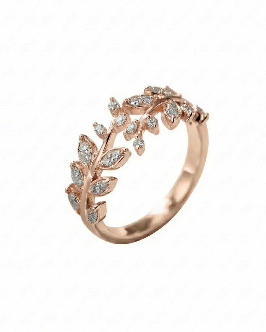 Silver Meadow Vine Ring – 925 Sterling Silver