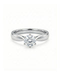 Starlight Solitaire Classic Ring – 925 Sterling Silver
