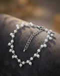 Luminous Pearl Cascade Bracelet – 925 Sterling Silver