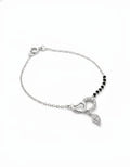 Amour Interlocking Heart Mangalsutra Bracelet – 925 Sterling Silver