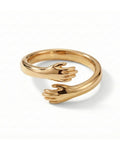 Everlasting Embrace Hug Ring – 925 Sterling Silver