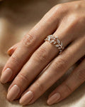Silver Meadow Vine Ring – 925 Sterling Silver