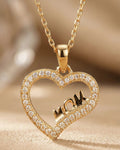 Eternal Love "MOM" Heart Necklace – 925 Sterling Silver