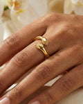 Everlasting Embrace Hug Ring – 925 Sterling Silver
