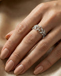 Silver Meadow Vine Ring – 925 Sterling Silver