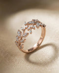 Silver Meadow Vine Ring – 925 Sterling Silver