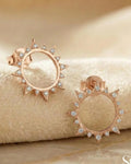 Radiant Solstice Stud Earrings – 925 Sterling Silver