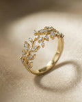 Silver Meadow Vine Ring – 925 Sterling Silver
