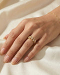Ethereal Lace Pavé Band – 925 Sterling Silver